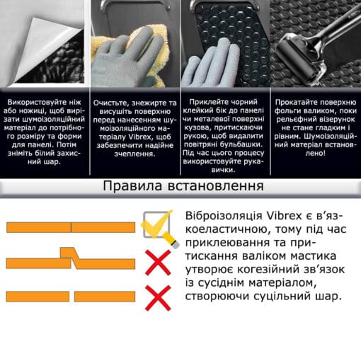 Виброизоляция 2 мм (Vibrex: Optimal) 500x700 — изображение 5