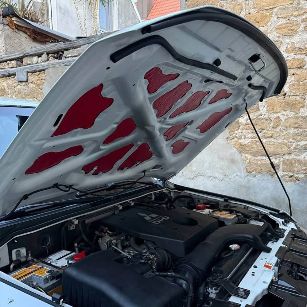 Віброізоляція 2 мм (Vibrex: Premium) 500x700 18 Віброізоляція капота авто