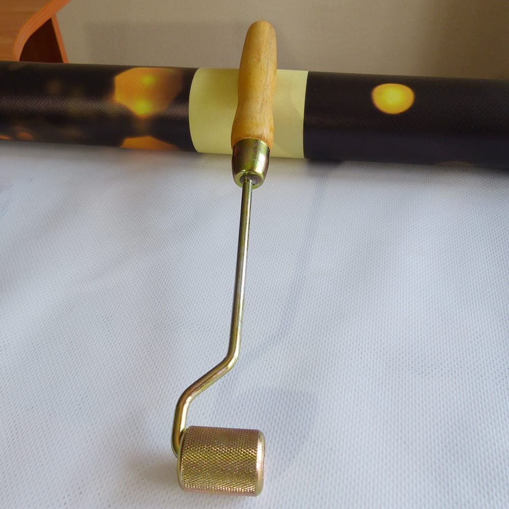 Прикаточный валик стальной 30 см 7 Ролик прижим виброизоляции