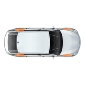 Шумоізоляція арок (комплект: хетчбек, стандартна)