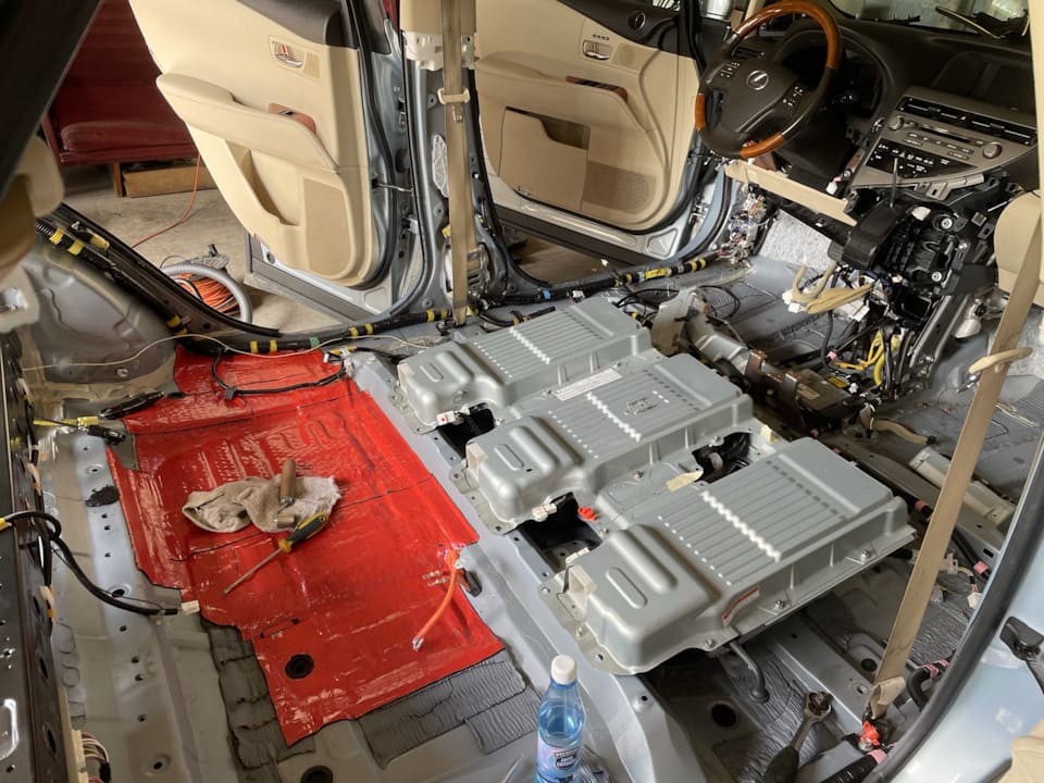 шумоізоляція підлоги Lexus RX 450h