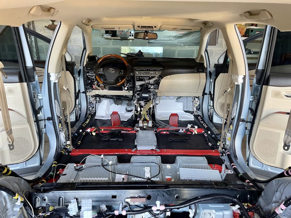 шумоізоляція підлоги Lexus RX 450h